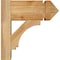 Ekena Millwork Imperial Arts & Crafts Rough Sawn Outlooker, Western Red Cedar, 6"W x 12"D x 12"H OUT06X12X12IMP03RWR - alternate 3